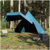 Tipi-tält 5 personer blå vattentätt vidaXL – miniatyr 4
