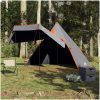 Tipi-tält 5 personer grå vattentätt vidaXL – miniatyr 4