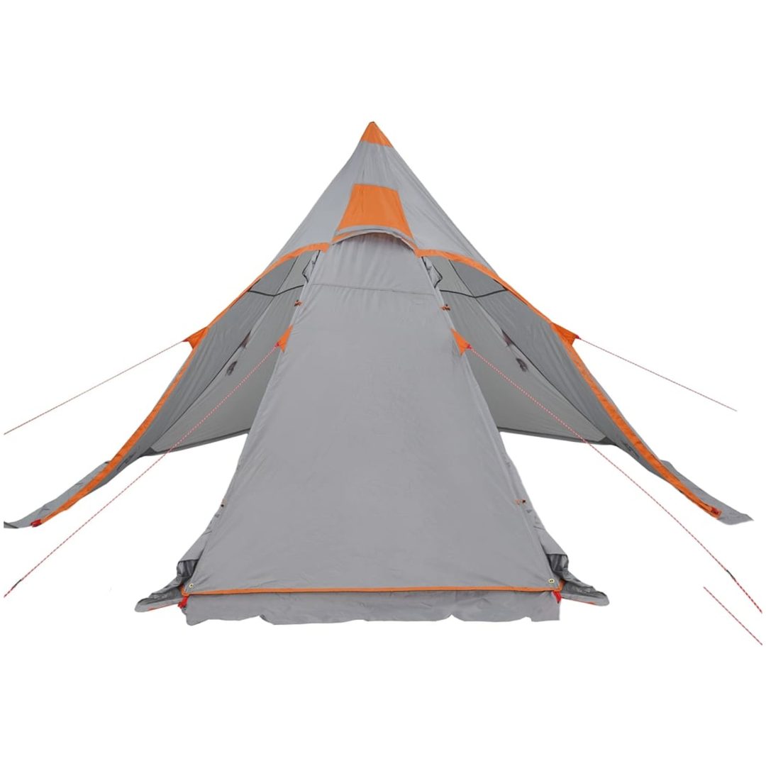 Tipi-tält 5 personer grå vattentätt vidaXL – bild 6