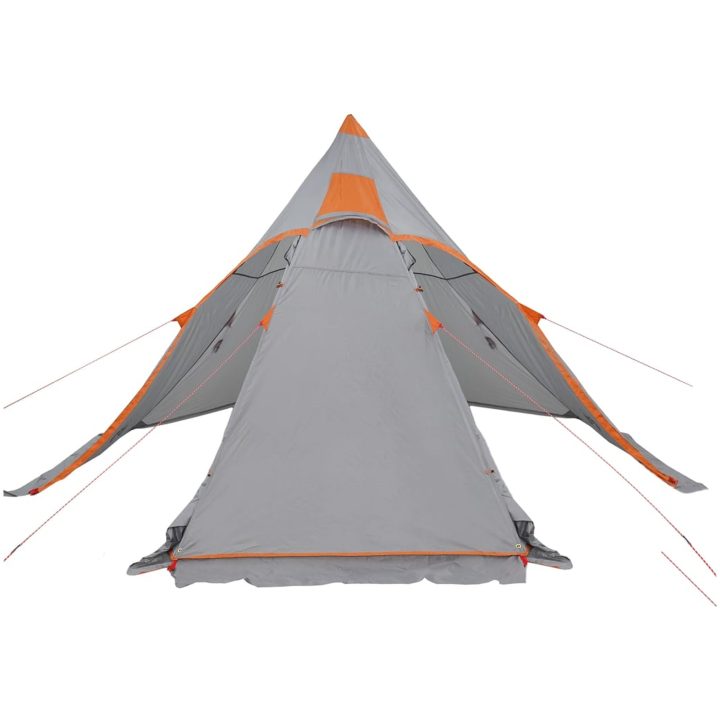 Tipi-tält 5 personer grå vattentätt vidaXL – bild 6