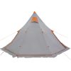 Tipi-tält 5 personer grå vattentätt vidaXL – miniatyr 9