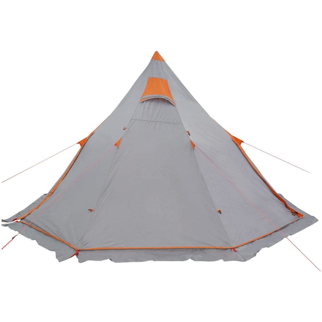 Tipi-tält 5 personer grå vattentätt vidaXL – bild 9