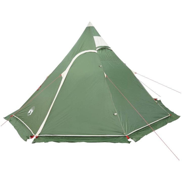 Tipi-tält 5 personer grön vattentätt vidaXL – bild 3