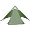Tipi-tält 5 personer grön vattentätt vidaXL – miniatyr 6