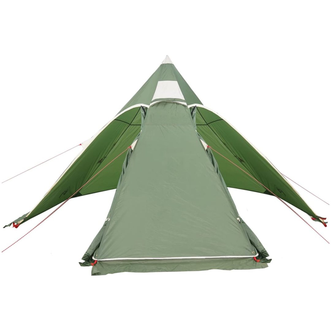 Tipi-tält 5 personer grön vattentätt vidaXL – bild 6