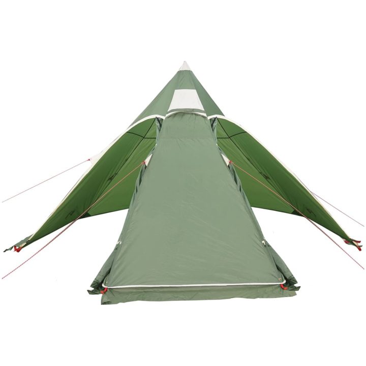Tipi-tält 5 personer grön vattentätt vidaXL – bild 6