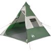 Tipi-tält 7 personer grön vattentätt vidaXL – miniatyr 4