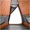 Tipi-tält 7 personer orange vattentätt vidaXL – miniatyr 10