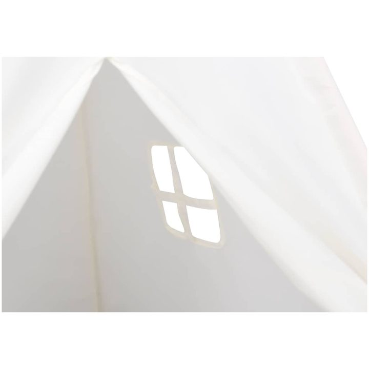 Tipitält för barn med väska peachskin vit 120x120x150 cm vidaXL – bild 6