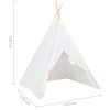 Tipitält för barn med väska peachskin vit 120x120x150 cm vidaXL – miniatyr 8