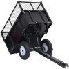 Tippvagn för gräsklippare 150 kg last vidaXL – miniatyr 5