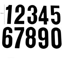 TMV Digits 150mm Black '4' (20pcs)
