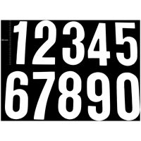 TMV Digits 150mm White '7' (20pcs)
