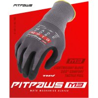 TMV Pitpaws gloves Black "Made for Moto" S