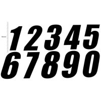 TMV Pro Digits 130mm Black '5' (3pcs)
