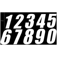 TMV Pro Digits 130mm White '6' (3pcs)