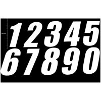 TMV Pro Digits 130mm White '8' (3pcs)