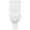 Toalett med cistern vit vidaXL – miniatyr 4