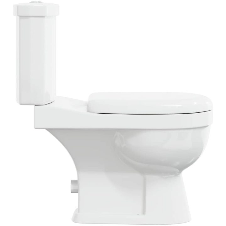 Toalett med cistern vit vidaXL – bild 5