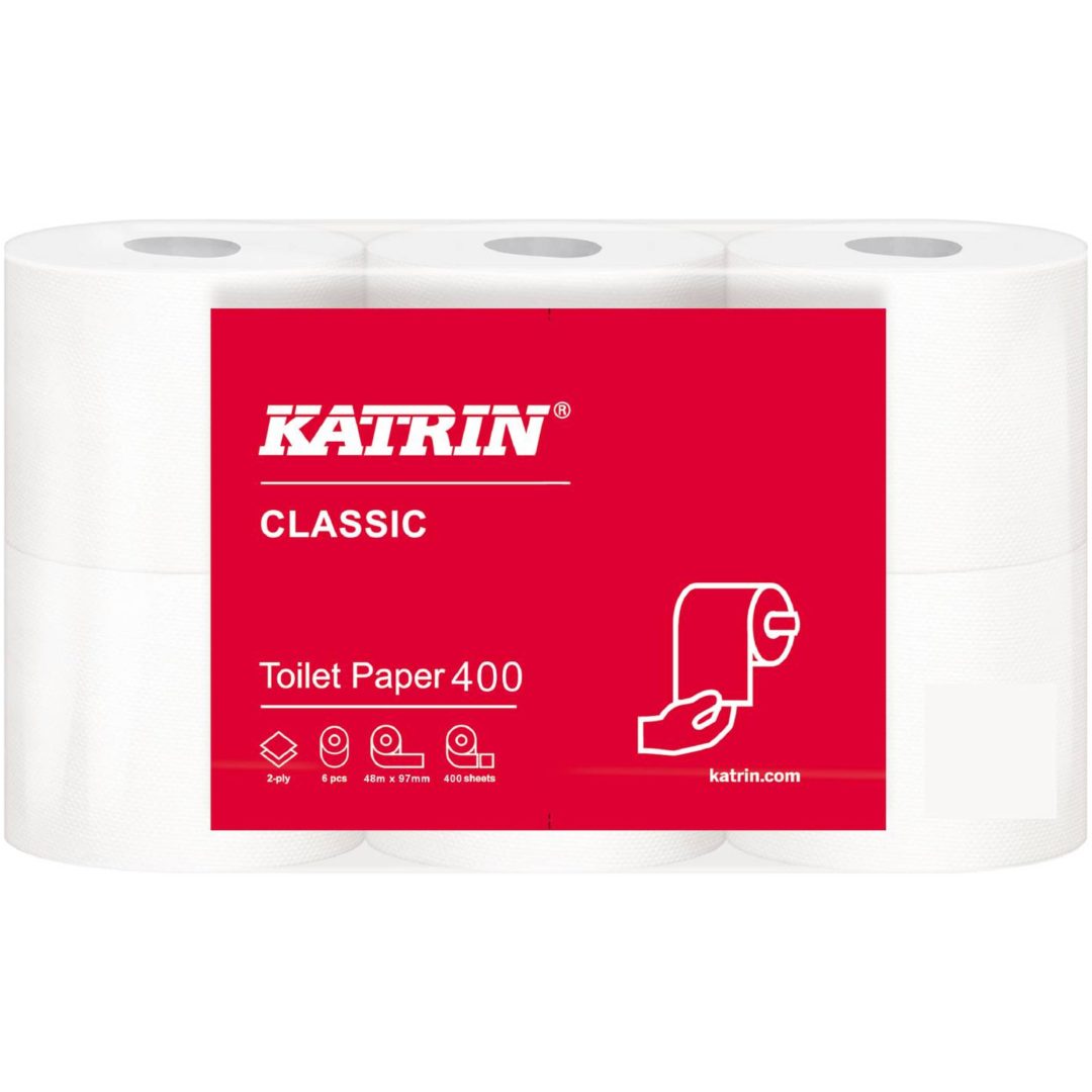 Toalettpapper Vit KATRIN TOALETTPAPPER CLASSIC 400
