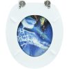Toalettsits MDF lock delfiner vidaXL – miniatyr 6
