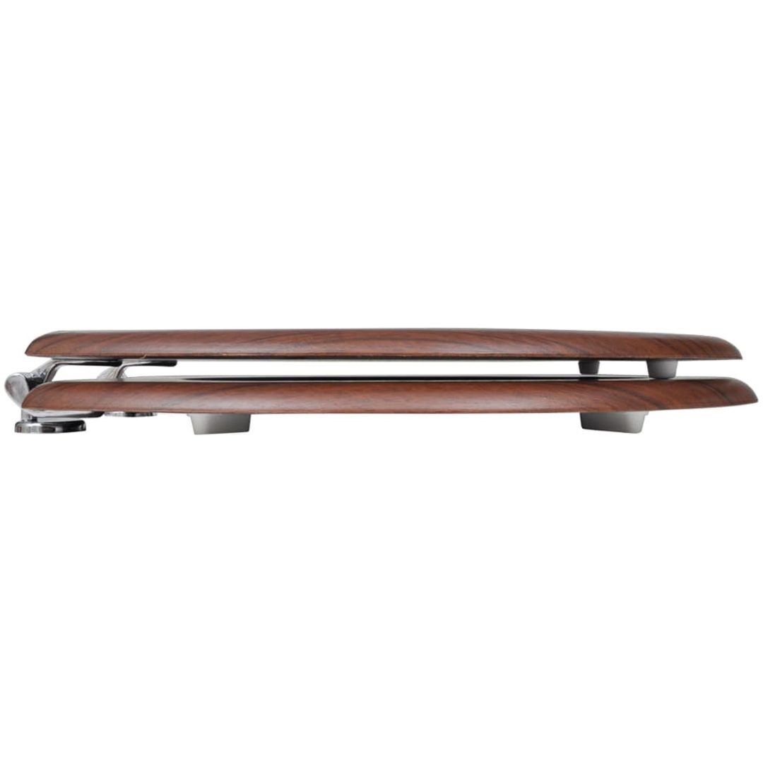 Toalettsits MDF lock enkel design brun vidaXL – bild 4