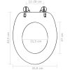 Toalettsits MDF lock enkel design brun vidaXL – miniatyr 9