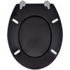 Toalettsits MDF lock enkel design svart vidaXL – miniatyr 5