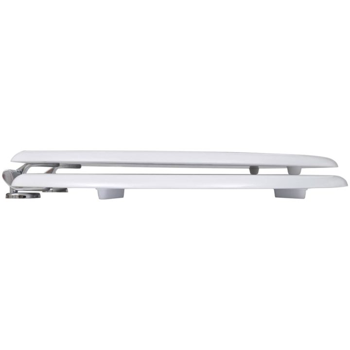 Toalettsits MDF lock enkel design vit vidaXL – bild 4