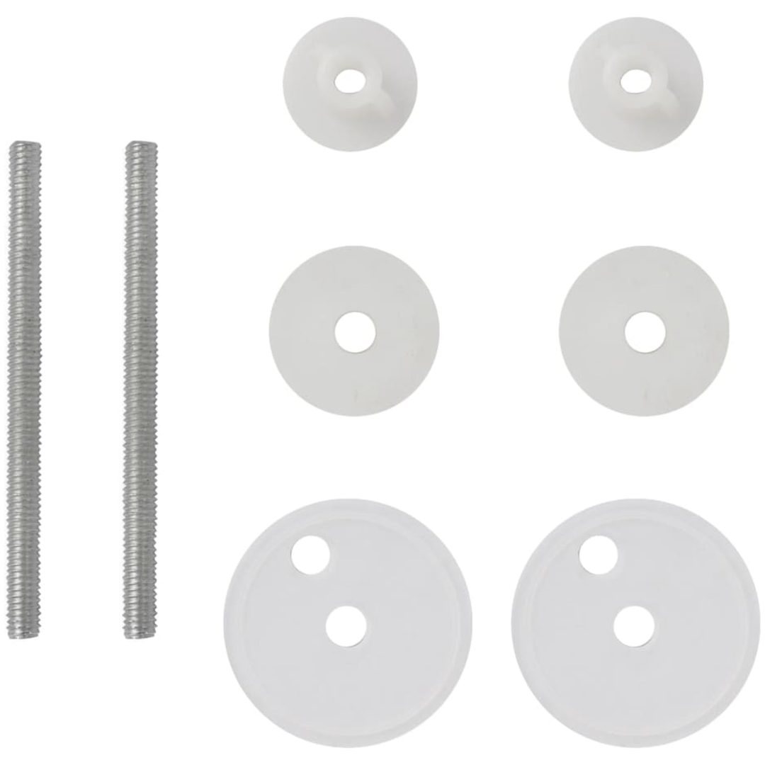 Toalettsits MDF lock enkel design vit vidaXL – bild 8
