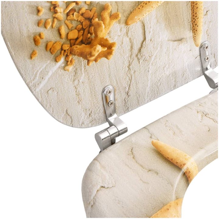 Toalettsits MDF lock sjöstjärnor vidaXL – bild 6