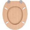 Toalettsits med lock MDF bambudesign vidaXL – miniatyr 5
