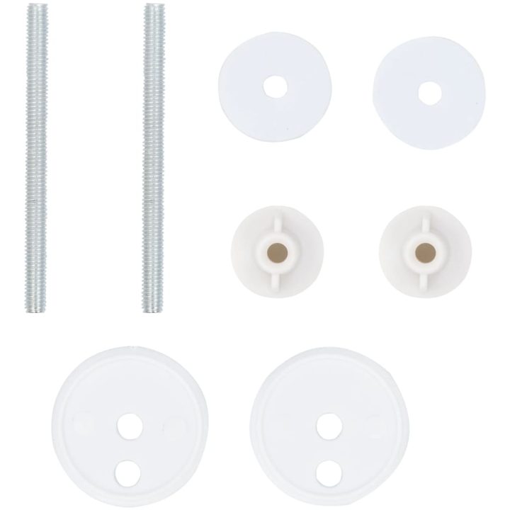 Toalettsits med lock MDF bambudesign vidaXL – bild 8