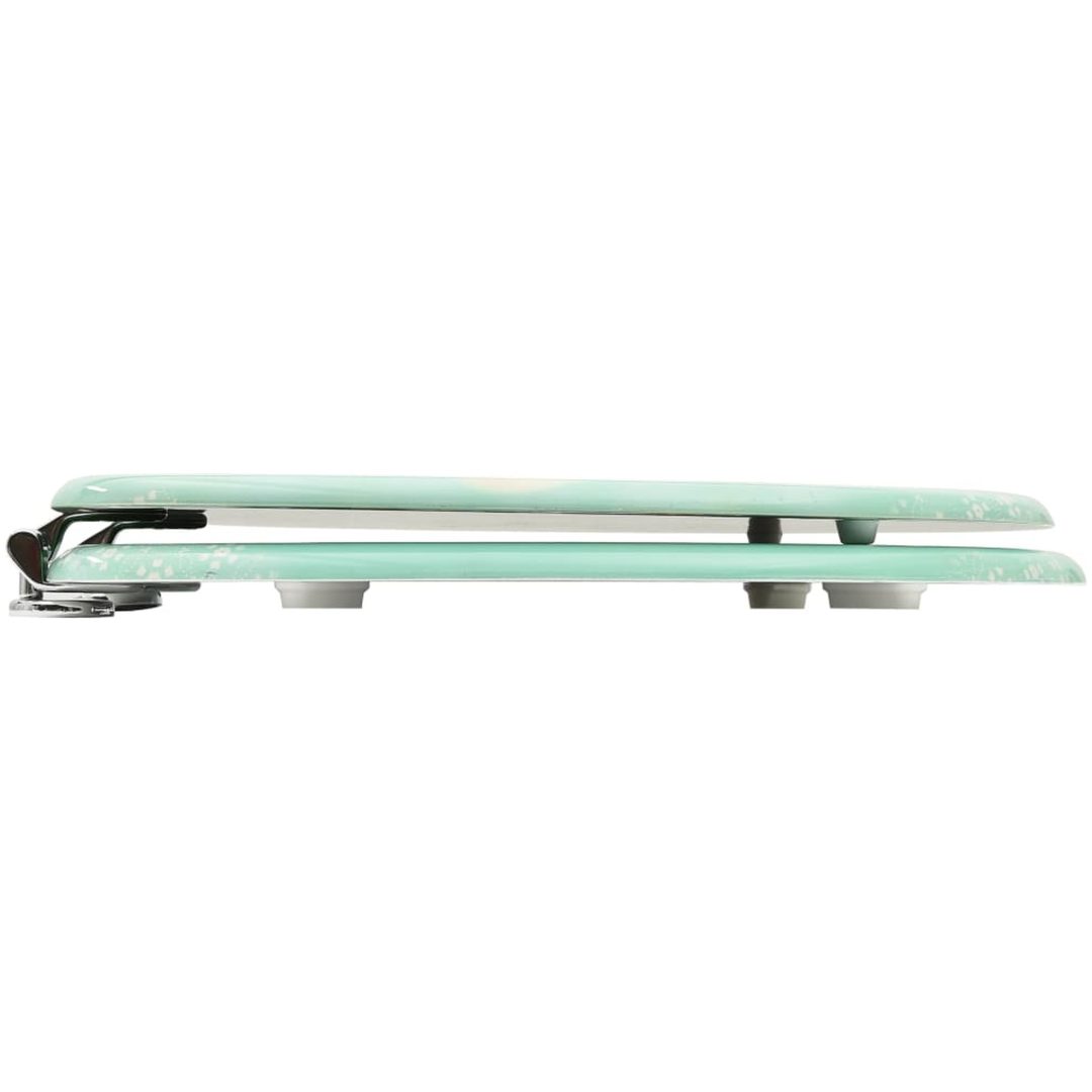 Toalettsits med lock MDF flamingo vidaXL – bild 4