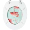 Toalettsits med lock MDF flamingo vidaXL – miniatyr 6