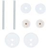 Toalettsits med lock MDF halvmussla vidaXL – miniatyr 8