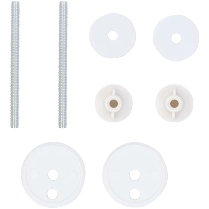 Toalettsits med lock MDF halvmussla vidaXL – bild 8