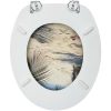 Toalettsits med lock MDF strand vidaXL – miniatyr 6