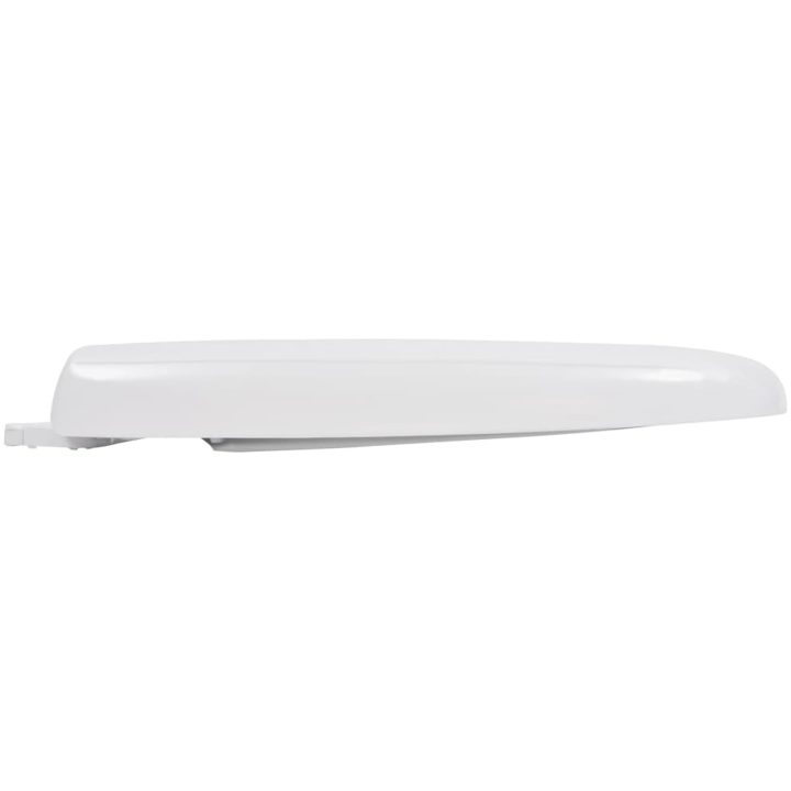 Toalettsits med mjuk stängning och snabbfäste vit vidaXL 45.5 x 37.5 cm – bild 4