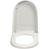 Toalettsits med mjuk stängning vit fyrkantig vidaXL 46 x 36 cm(60 - 200 mm) – miniatyr 4