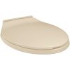 Toalettsits mjuk stängning beige oval vidaXL – miniatyr 4