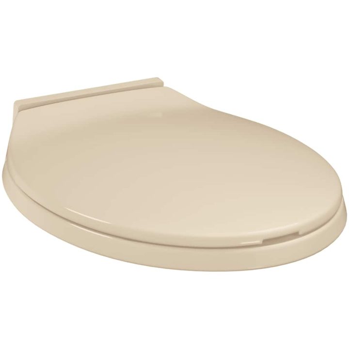 Toalettsits mjuk stängning beige oval vidaXL – bild 4
