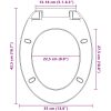 Toalettsits mjuk stängning grön oval vidaXL – miniatyr 12