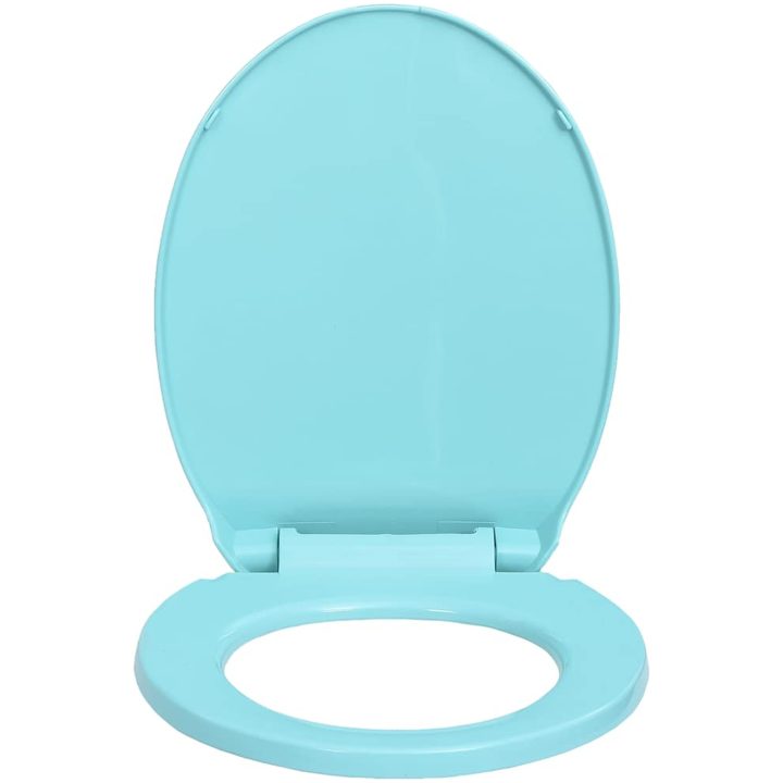 Toalettsits mjuk stängning grön oval vidaXL – bild 5