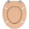 Toalettsitsar med lock 2 st MDF bambudesign vidaXL – miniatyr 6