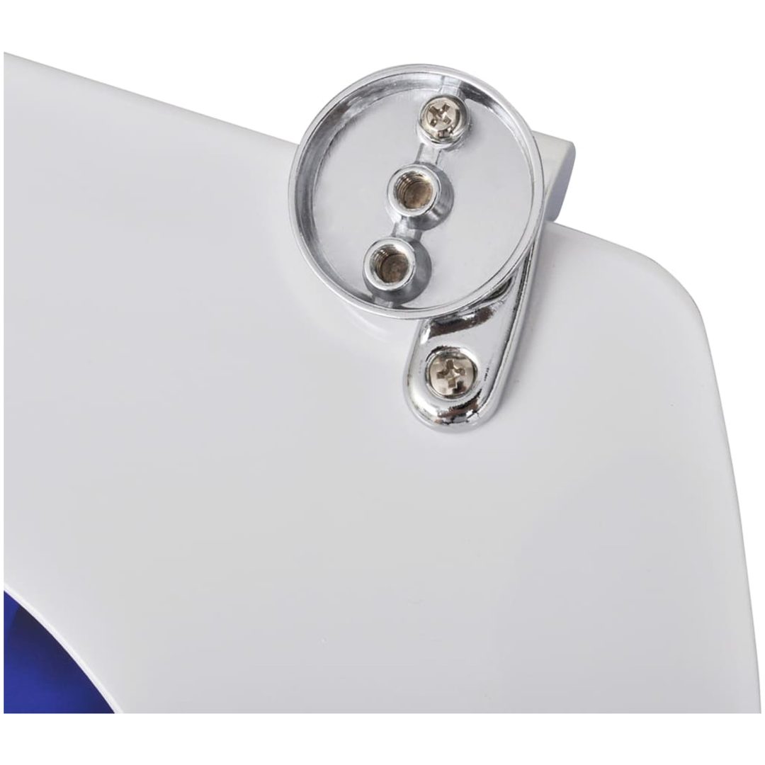 Toalettsitsar med lock 2 st MDF delfiner vidaXL – bild 7