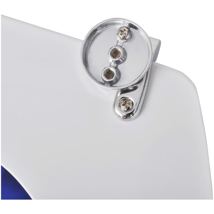 Toalettsitsar med lock 2 st MDF delfiner vidaXL – bild 7