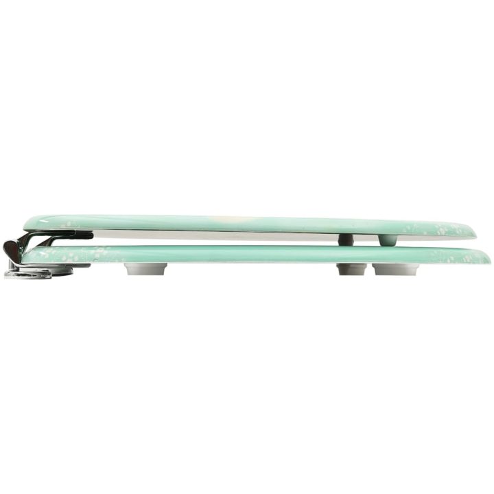 Toalettsitsar med lock 2 st MDF flamingo vidaXL – bild 4