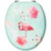 Toalettsitsar med lock 2 st MDF flamingo vidaXL – miniatyr 5