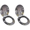 Toalettsitsar med lock 2 st MDF New York vidaXL – miniatyr 1